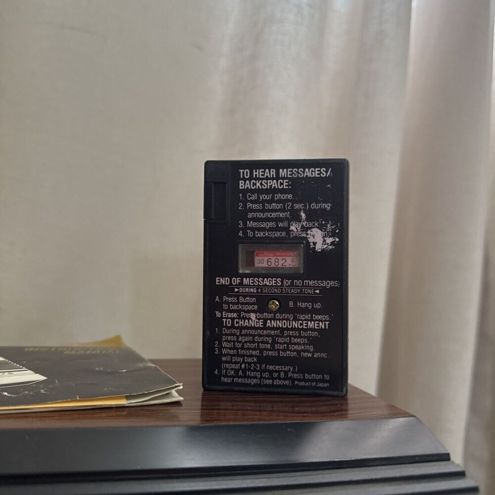 VINTAGE RECORD A CALL MODEL 675 Great‎ Condition Remote Key & Instruction Manual - Picture 6 of 12